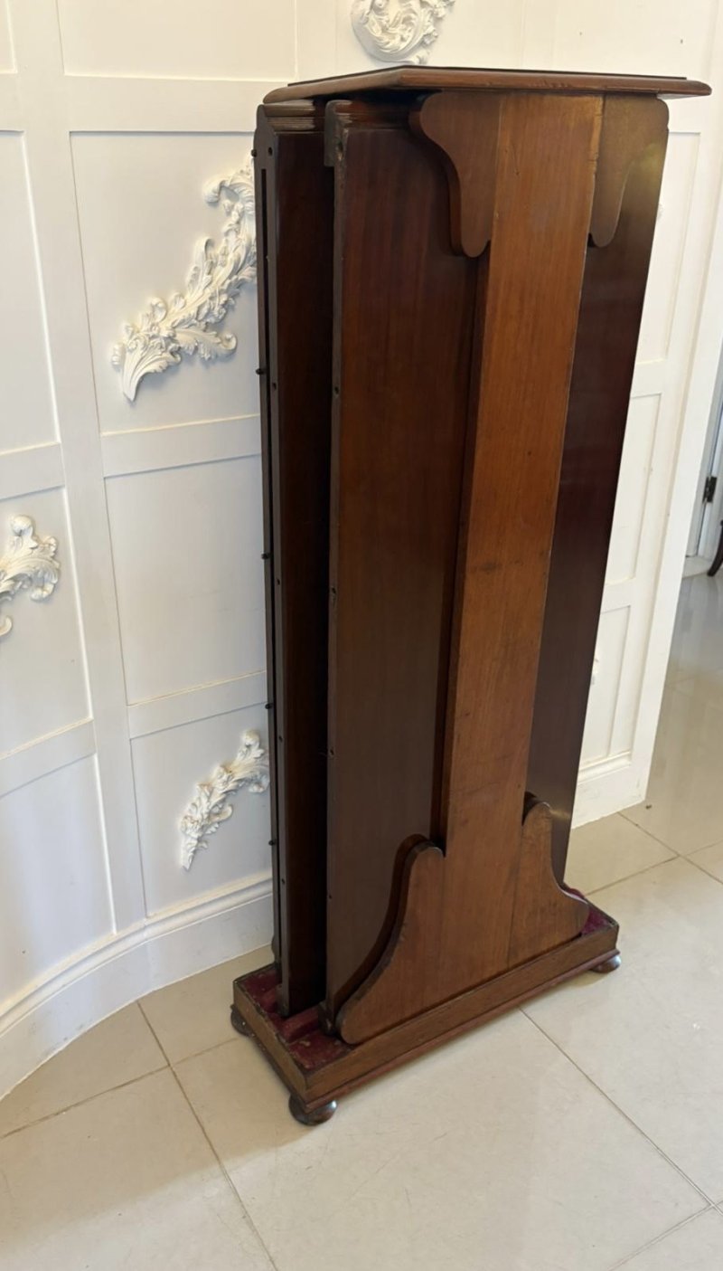 Large Antique Victorian Quality Figured Mahogany 12 Seater Extending Dining Table - Image 7